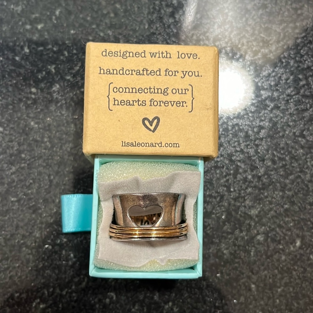 Lisa Leonard “Brave Love” spinner ring